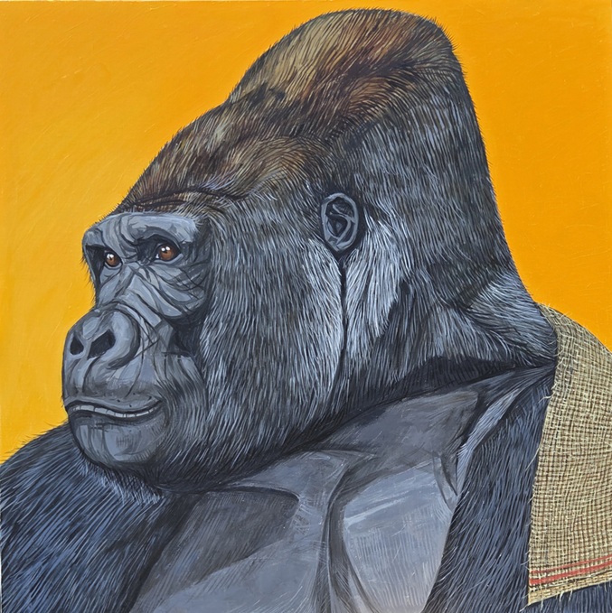 「一陽来復」</span><br />油彩画、S30号