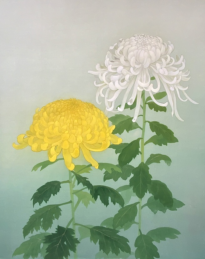 白井 由美「寂光」</span><br />51&times;41cm　絹本着彩