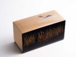 浦出勝彦 蒔絵箱「朝涼」 w25×d11×h14cm