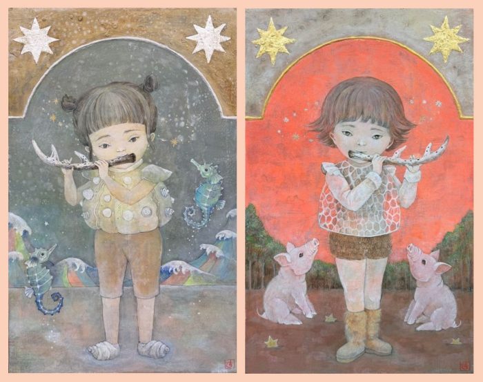 齋藤ナオ展「春のおとしもの」銀座三越