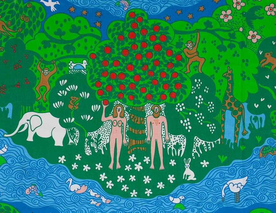 アダムとイヴ　アンナ＝レナ・エムディエン　1970年　サラ・アクステイリウス氏蔵