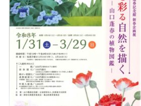 新春企画展「四季を彩る自然を描く 山口蓬春の植物図鑑」山口蓬春記念館