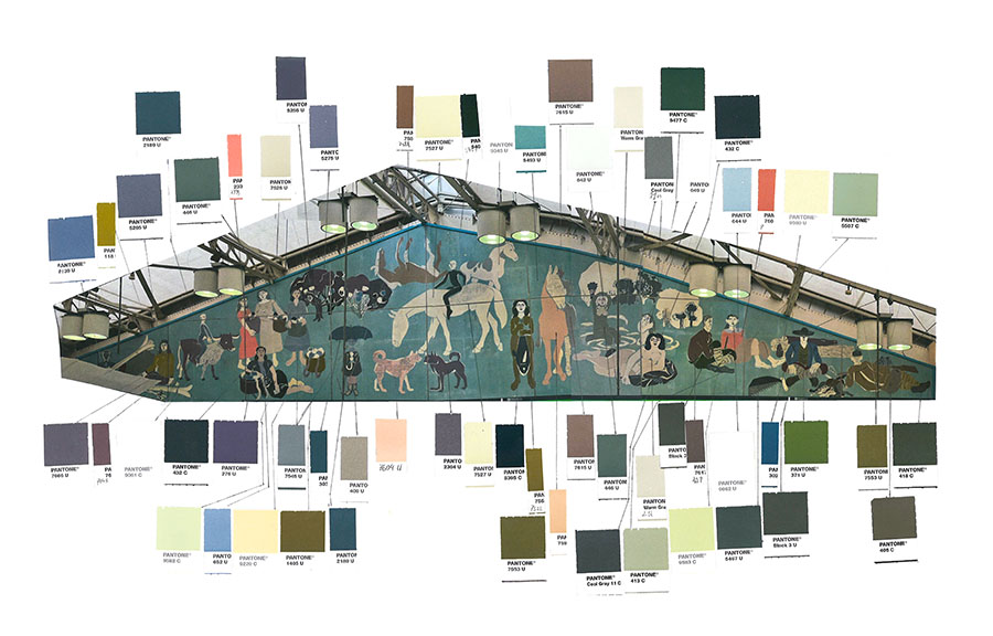 SPREAD《自由》の色彩の採集（1回目）2024年