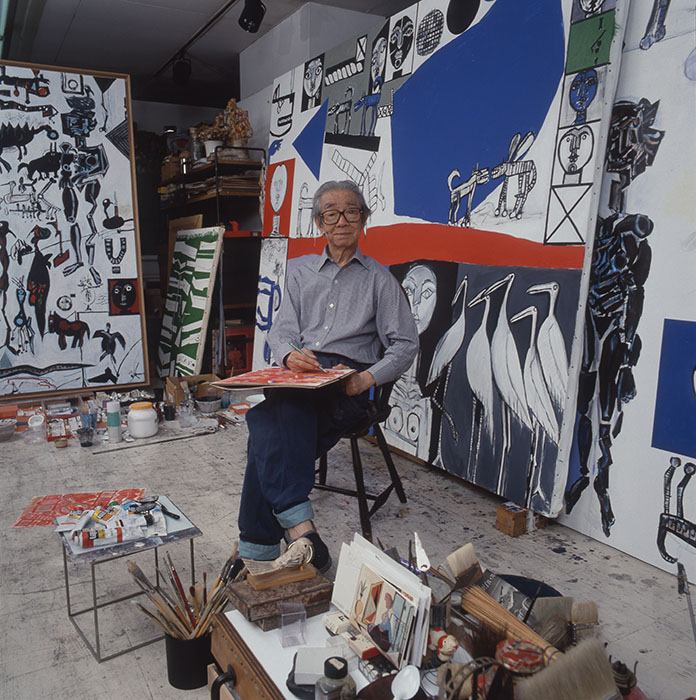 猪熊弦一郎　撮影：高橋章