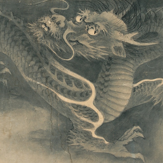 円山応挙_龍図襖(部分)