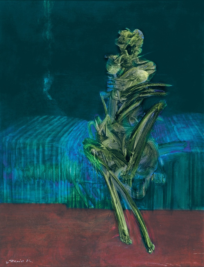 喜久村徳男《ソファーの上》1981年