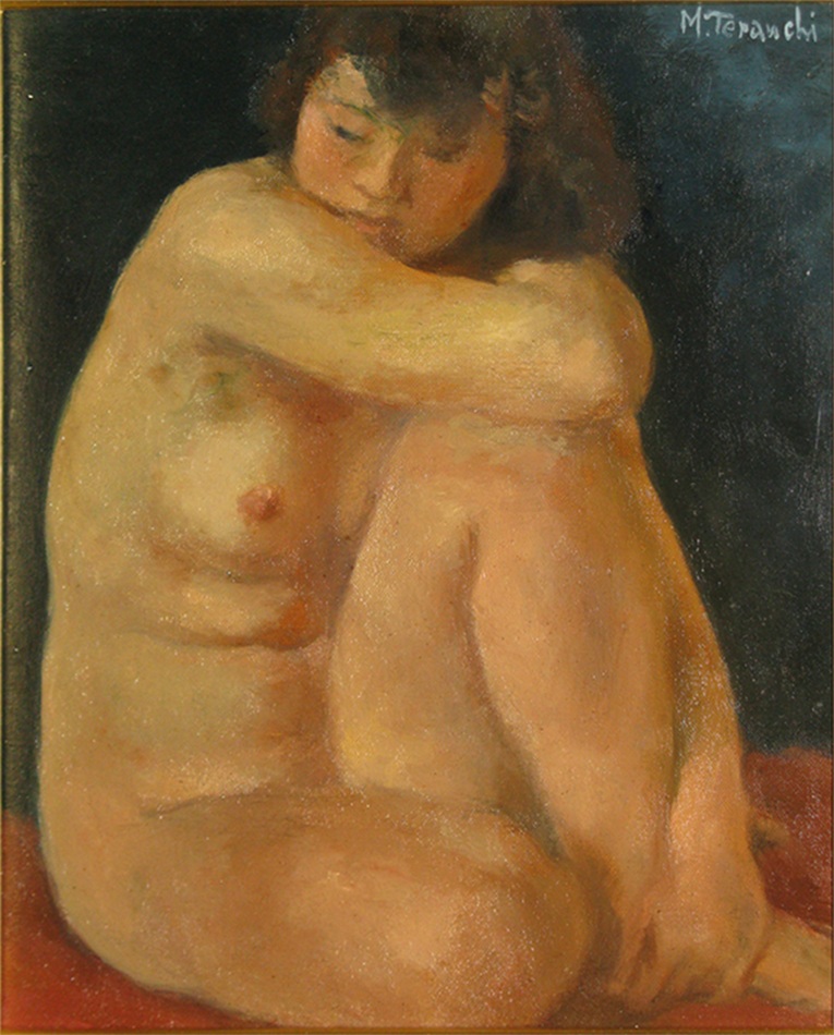 寺内 萬治郎「裸婦」
F3、油彩