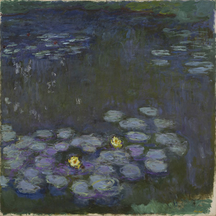 クロード・モネ《睡蓮》 1914-17年　200×200cm　アサヒグループ大山崎山荘美術館蔵