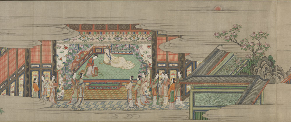 狩野山雪筆 長恨歌絵巻(巻上、部分)江戸時代・17世紀 絹本着色 チェスター・ビーティー蔵 4月27日(月)~6月7日(日)