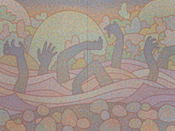 佐竹龍蔵　《川のイメージ／おそれ》　2024