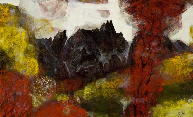 清原 啓一《八ツ峰の秋》1994年