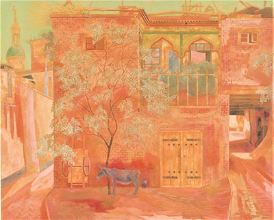 「西域ノ民家」（1999年）
第31回日展