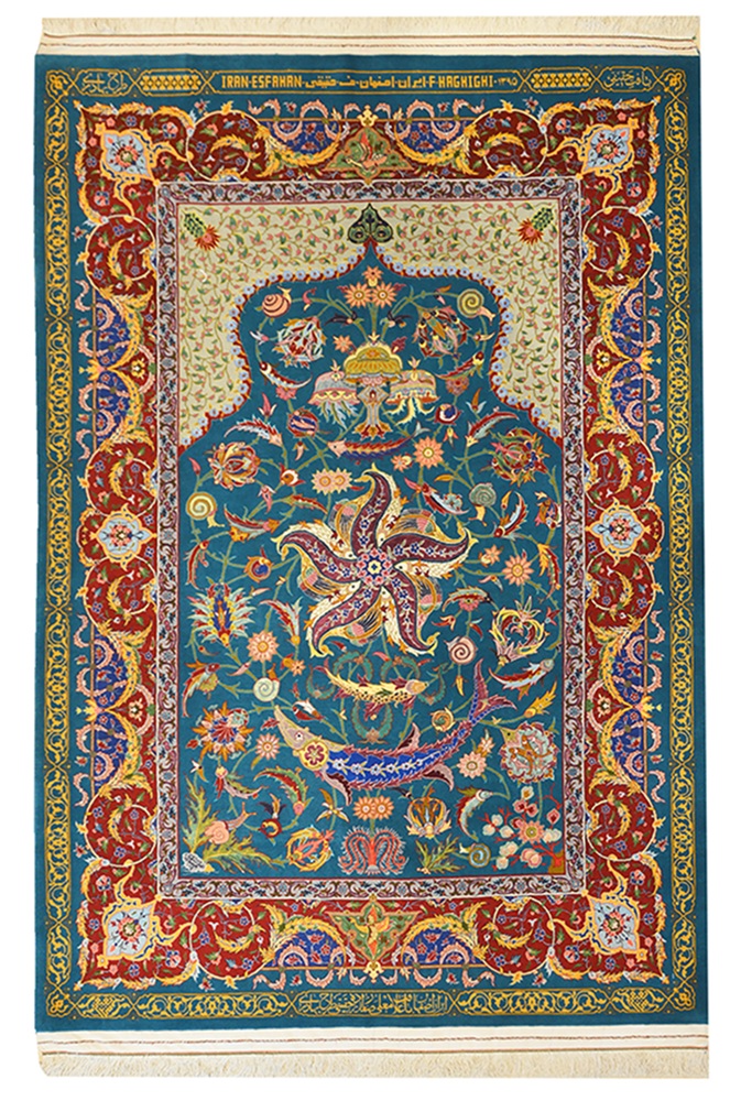 「ハギギ工房」
約185×170cm、ペルシャ絨毯