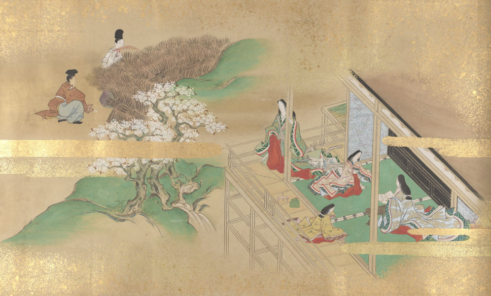 源氏物語絵巻(巻一、部分) 江戸時代・元禄元年(1688)頃 紙本着色 チェスター・ビーティー蔵