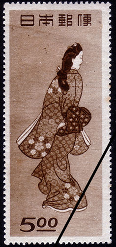 切手趣味週間記念「見返り美人」
昭和23（1948）年11月29日発行