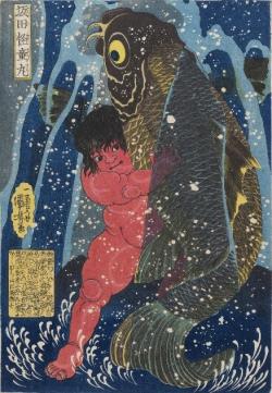 ［通期展示］《坂田怪童丸》天保7年（1836）頃、個人蔵