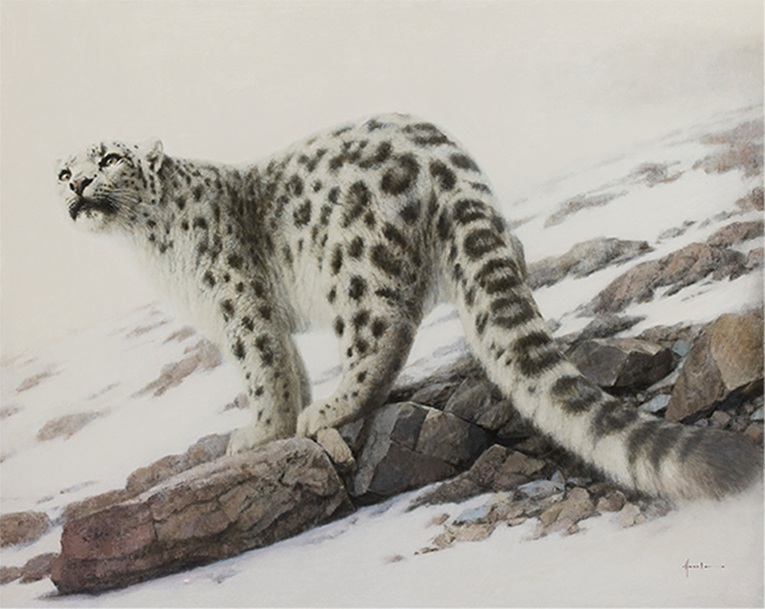 「雲の行方」 F30、油彩