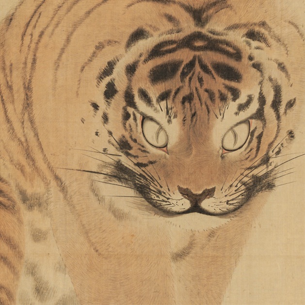 円山応挙_虎図(部分)