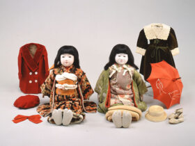 抱き人形「姉妹」 明治時代