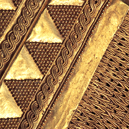 金帯（部分）
メソポタミア／イラン西部　前8世紀－前6世紀