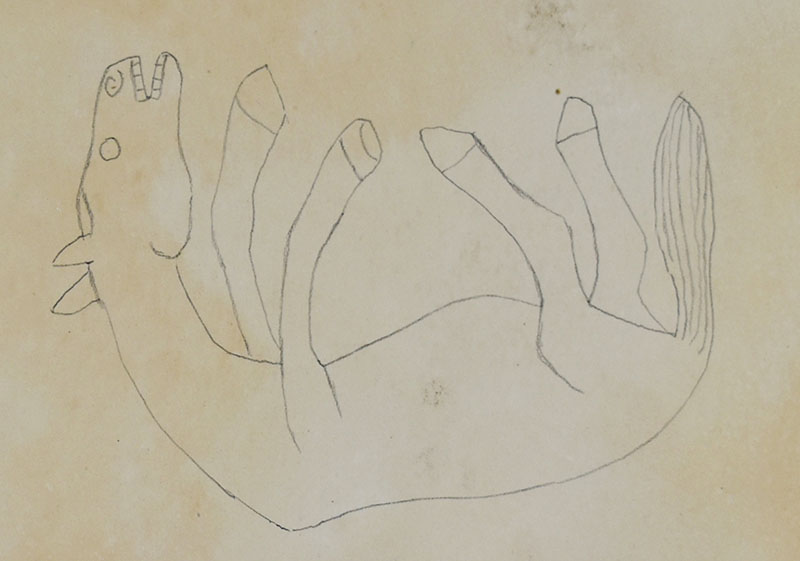 猪熊弦一郎　《自由》下絵　1951年