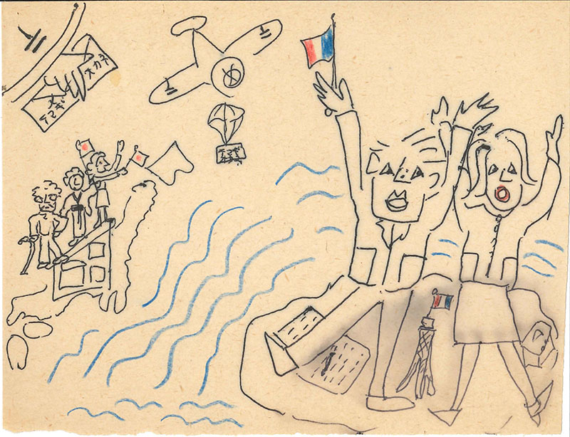 パリ留学時代の「傑作マンガ集」より 1957-62年頃