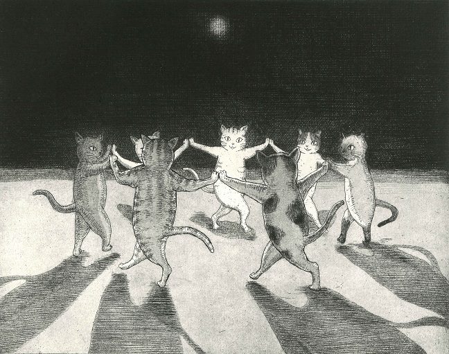 寺澤智恵子

キャット・マイム

34.8×42.2cm

銅版画