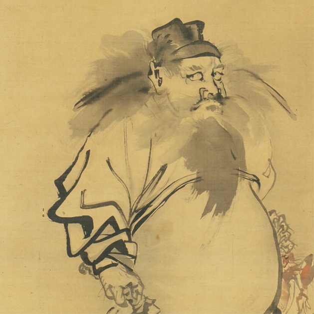 矢野夜潮_鐘馗(部分)個人蔵_