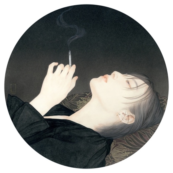 下重ななみ「煙を編む」 円4号