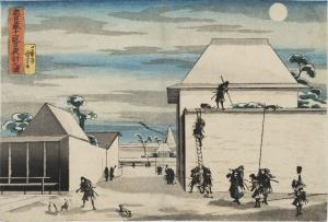 ［通期展示］《忠臣蔵十一段目夜討之図》天保2～3年（1831〜32）頃、個人蔵