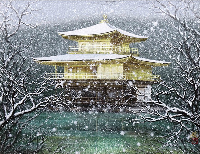 冬］清水 規「深々」
日本画　10号　共シール