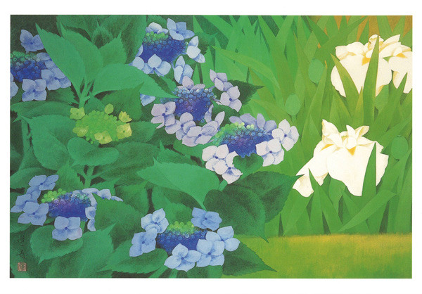 山口蓬春《夏影》昭和38年(1963) 後期