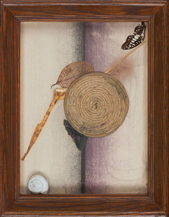 内間俊子《His Baren》1989年 ミクストメディア 個人蔵