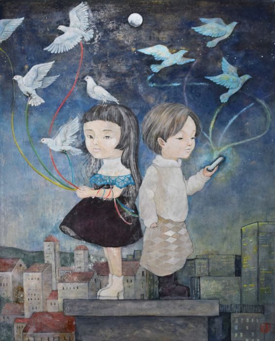 「温故知新～respect～」

6F

テンペラ、油彩

2025年