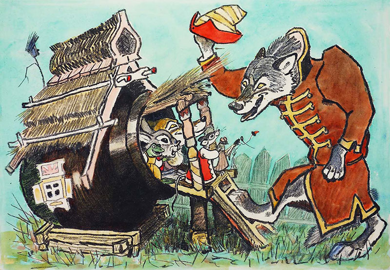 エフゲーニー・ラチョフ ロシア民話「つぼのおうち」1959年