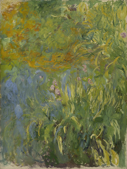 クロード・モネ《アイリス》 1914-17年　200×150cm　アサヒグループ大山崎山荘美術館蔵