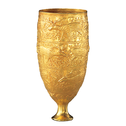 動植物文脚杯
北西イランか　前1千年紀初期